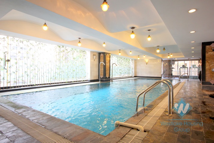 Luxurious serviced apartment with swimming pool for rent in Tay Ho, Hanoi